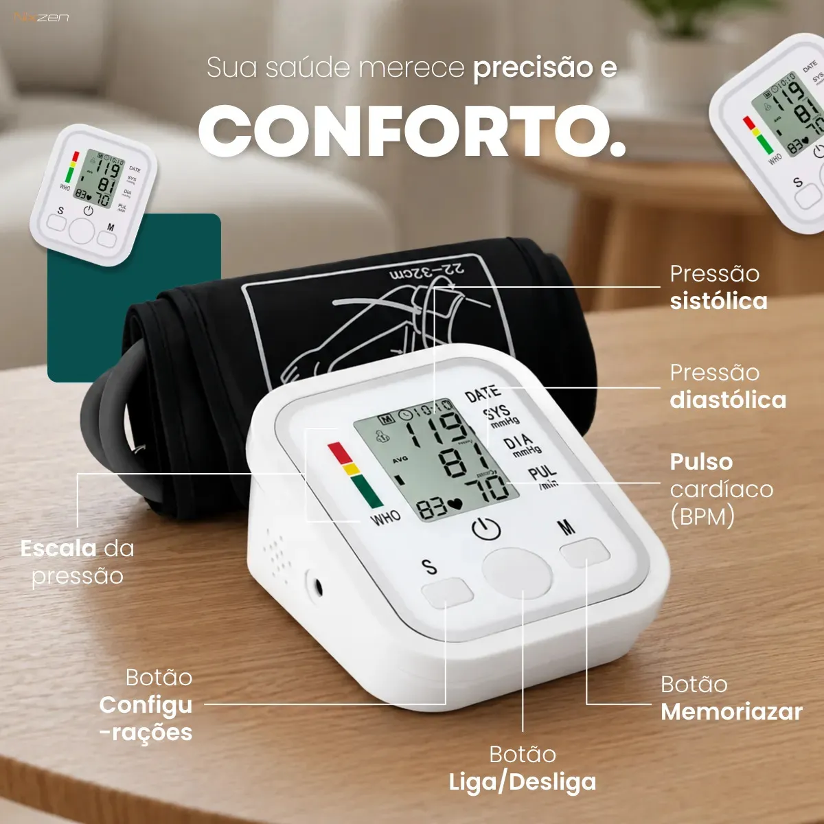 Aparelho Medidor de Pressão Arterial